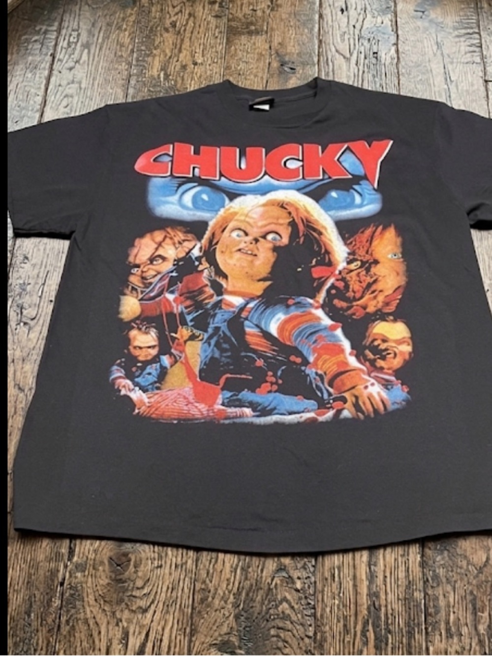 Chucky Bride of Chucky Graphic T-Shirt Grail Size XL